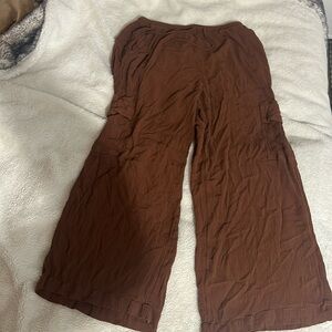 Billabong size xs brown linen pants